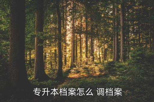 專升本學(xué)生錄取調(diào)檔函,河南專升本錄取7月8日10點開始
