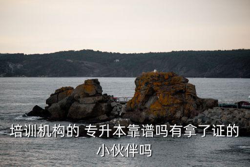 培訓機構的 專升本靠譜嗎有拿了證的小伙伴嗎