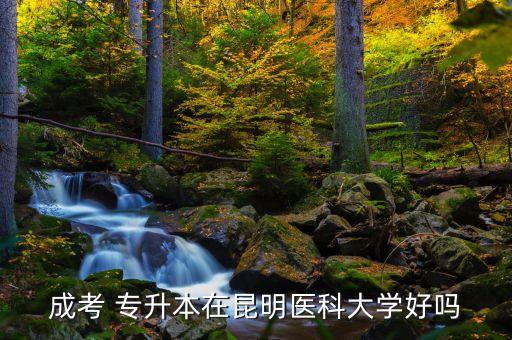 成考 專升本在昆明醫(yī)科大學(xué)好嗎