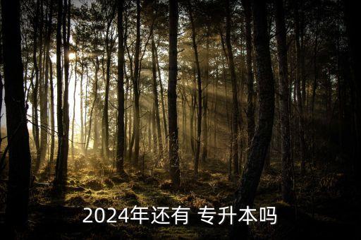 2024年還有 專(zhuān)升本嗎