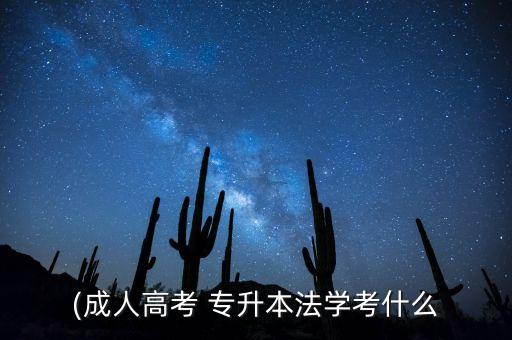 專升本法律專業(yè)考什么,成人高考專升本考試科目:法學?？? /></a><a href=
