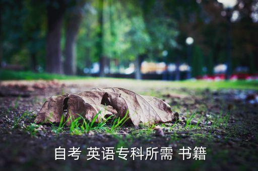專升本自考英語(yǔ)書籍,自考書籍和教具助你成為準(zhǔn)大學(xué)畢業(yè)生
