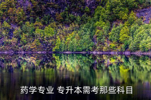 成人專升本藥學(xué)教學(xué)計劃,第二類-2專升本四種方式供選擇