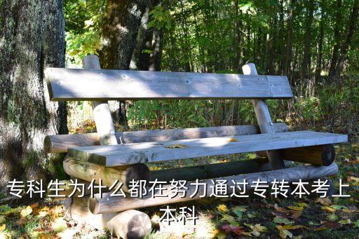 ?？粕鸀槭裁炊荚谂νㄟ^(guò)專轉(zhuǎn)本考上本科