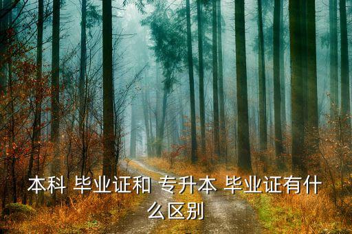 專升本函授畢業(yè)證照片,專升本與非全日制本科學(xué)歷有別