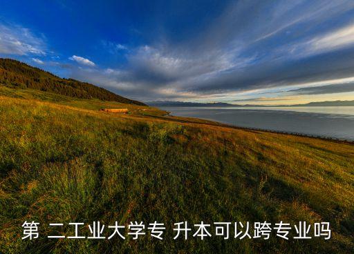 二工大專升本學(xué)歷,?？粕究梢钥鐚I(yè)但學(xué)校對專業(yè)有限制