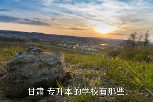 甘肅醫(yī)學院可以專升本嗎,甘肅醫(yī)學院專升本專業(yè)介紹總結已公布
