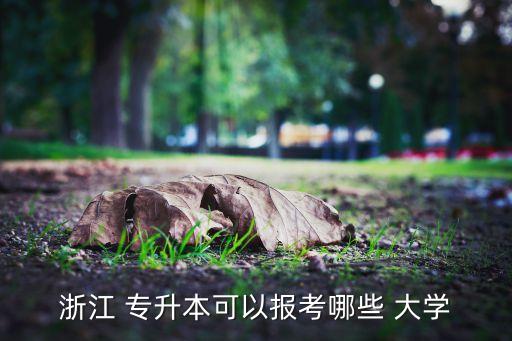 溫州大學(xué)機械工程專升本,浙江專升本可報考大學(xué)名單出爐