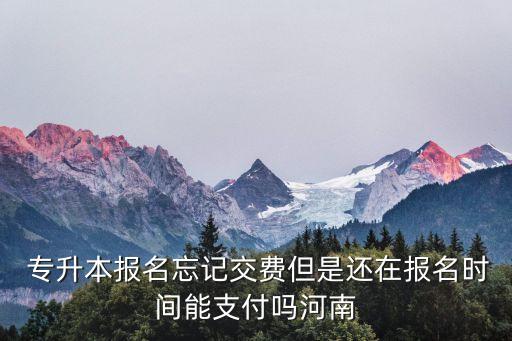 專(zhuān)升本補(bǔ)交報(bào)名費(fèi),如何報(bào)名自考本科?