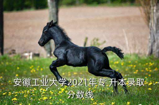 安徽工業(yè)大學2021年專 升本錄取 分數(shù)線