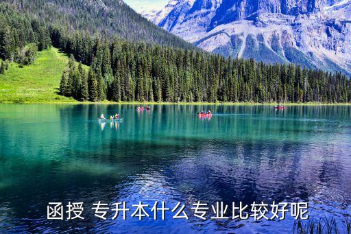  函授 專(zhuān)升本什么專(zhuān)業(yè)比較好呢