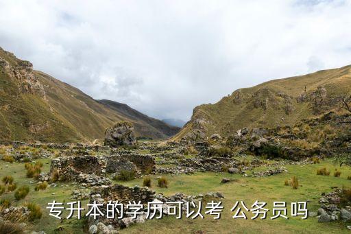 成人專升本能考公務(wù)員嗎,公務(wù)員專升本科學(xué)歷可報(bào)考嗎?
