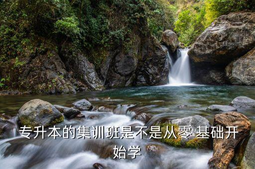  專(zhuān)升本的集訓(xùn)班是不是從零 基礎(chǔ)開(kāi)始學(xué)