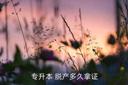 專升本后能不脫產,專升本學歷不低一般兩年左右可拿畢業(yè)證