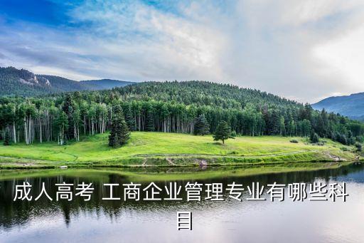 中國計(jì)量學(xué)院工商管理專升本課程,管理專業(yè)介紹工商管理學(xué)科