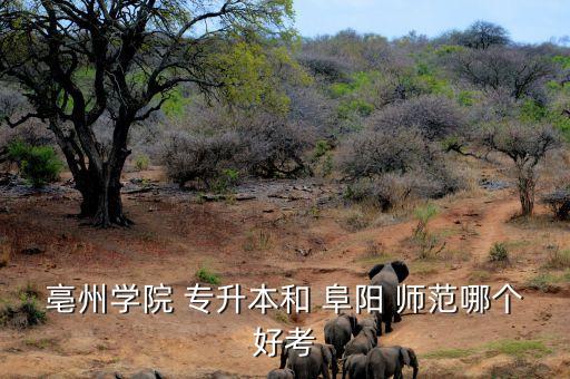阜陽師范專升本難不難,安慶師范本科不太好阜陽師范大學更好考