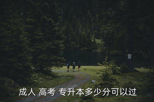  成人 高考 專(zhuān)升本多少分可以過(guò)