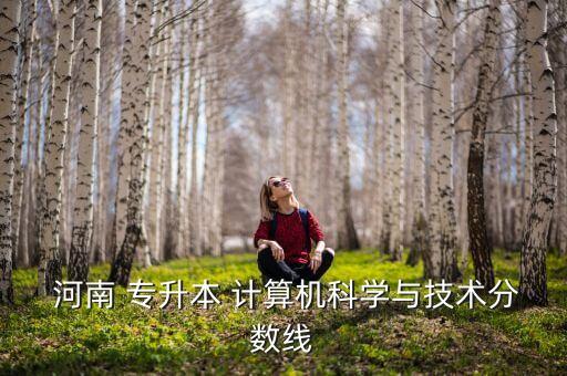  河南 專升本 計算機科學與技術分數(shù)線