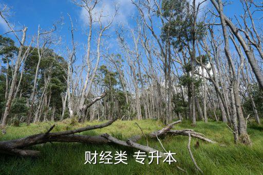 財經(jīng)類 專升本