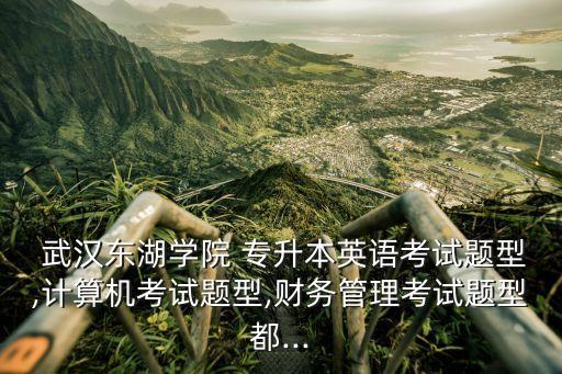  武漢東湖學(xué)院 專升本英語考試題型,計(jì)算機(jī)考試題型,財(cái)務(wù)管理考試題型都...