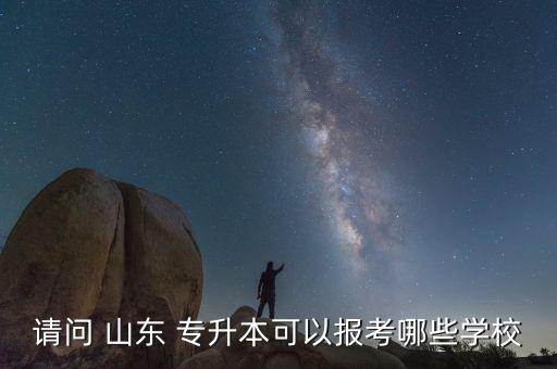請(qǐng)問(wèn) 山東 專(zhuān)升本可以報(bào)考哪些學(xué)校