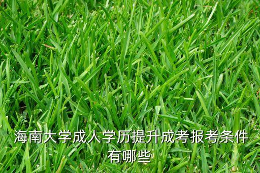 海南大學普通專升本