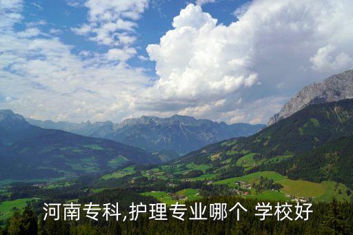  河南?？?護(hù)理專業(yè)哪個 學(xué)校好