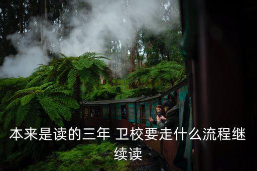 本來(lái)是讀的三年 衛(wèi)校要走什么流程繼續(xù)讀
