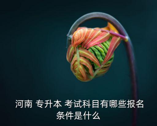 2018年河南專(zhuān)升本考試時(shí)間