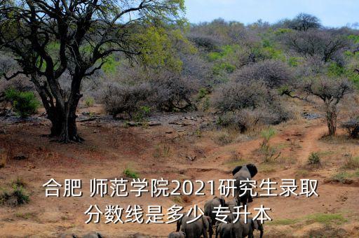 合肥師范學(xué)院漢語(yǔ)言文學(xué)專升本