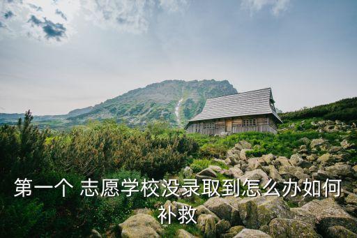 第一個(gè) 志愿學(xué)校沒(méi)錄取到怎么辦如何補(bǔ)救