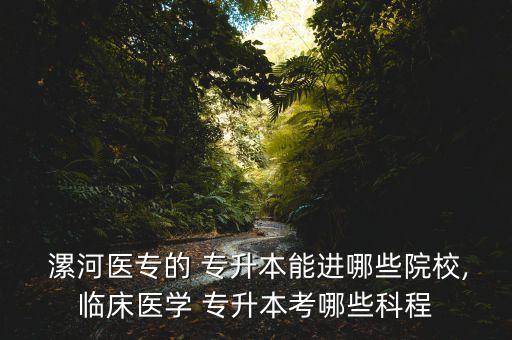 漯河專升本培訓(xùn)班,漯河醫(yī)學(xué)高等?？茖W(xué)校專升本