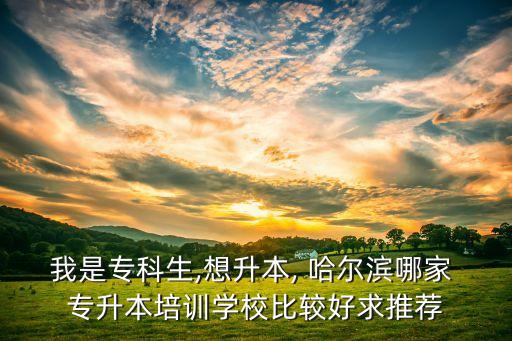 哈爾濱專(zhuān)升本補(bǔ)課班