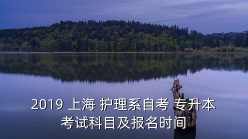 上海護理學校代報專升本
