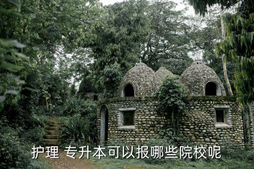 護(hù)理 專升本可以報哪些院校呢