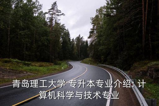 青島理工大學(xué) 專升本專業(yè)介紹: 計(jì)算機(jī)科學(xué)與技術(shù)專業(yè)