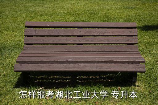 怎樣報考湖北工業(yè)大學(xué) 專升本