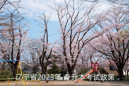  遼寧省2023年 專(zhuān)升本考試政策
