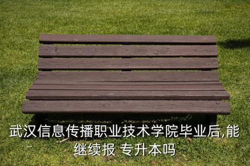 武漢信息傳播職業(yè)技術(shù)學(xué)院畢業(yè)后,能繼續(xù)報(bào) 專升本嗎