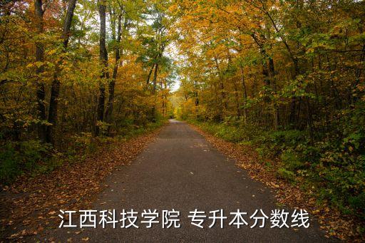  江西科技學(xué)院 專(zhuān)升本分?jǐn)?shù)線