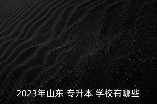 棗莊學(xué)院專(zhuān)升本學(xué)校