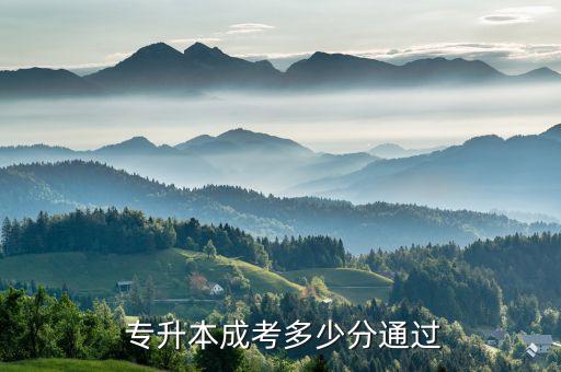  專升本成考多少分通過(guò)