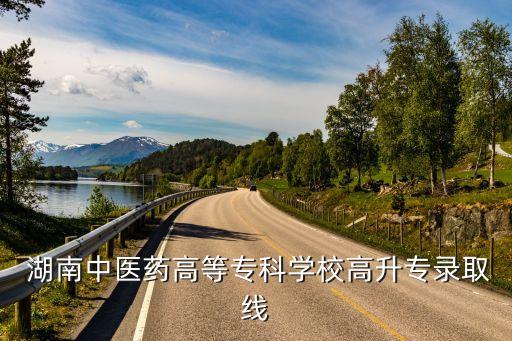  湖南中醫(yī)藥高等?？茖W(xué)校高升專錄取線