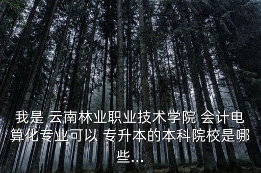 云南會(huì)計(jì)專(zhuān)升本可報(bào)考哪個(gè)學(xué)校,云南專(zhuān)升本會(huì)計(jì)專(zhuān)業(yè)可以報(bào)考的專(zhuān)業(yè)