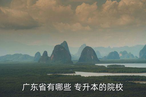 惠州學院有專升本