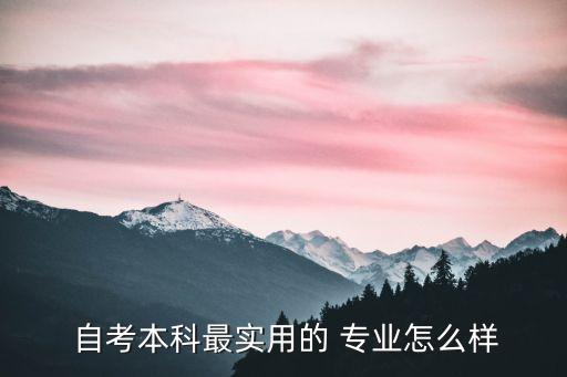 自考專(zhuān)升本報(bào)考學(xué)校有哪些專(zhuān)業(yè)比較好