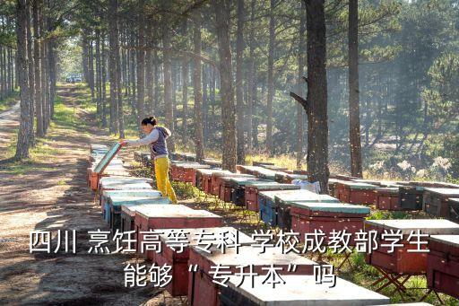 四川 烹飪高等?？?學(xué)校成教部學(xué)生能夠“ 專升本”嗎