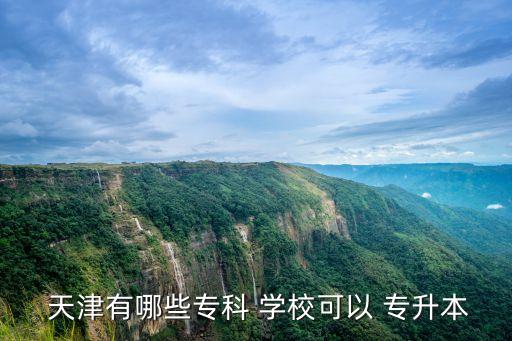  天津有哪些?？?學(xué)?？梢?專升本