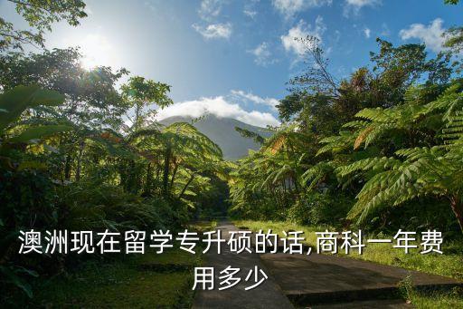 澳洲現(xiàn)在留學(xué)專升碩的話,商科一年費用多少