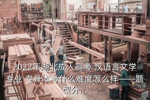 2022年湖北成人高考 漢語(yǔ)言文學(xué)專業(yè) 專升本考什么難度怎么樣——題型分...